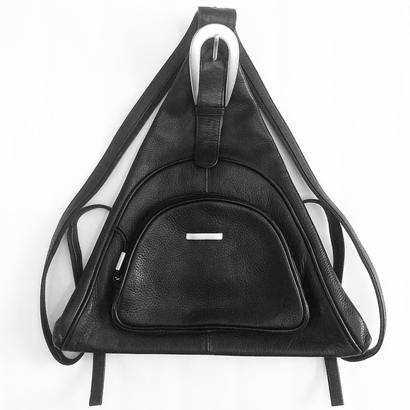 Custom Made Handbags - Convertible Real Leather Backpack-Purse
